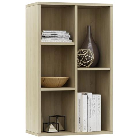 Lusso Casadino -  Libreria/credenza Rovere Sonoma 50x25x80 Cm Legno Multistrato - Foto 2