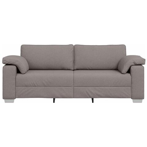 Divano 3 posti Tortora 178 cm in tessuto - Foto 2