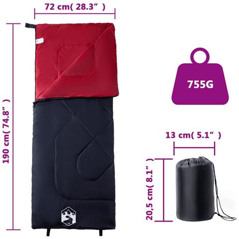 Sacco a Pelo da Campeggio per Adulti 3 Stagioni - Foto 5