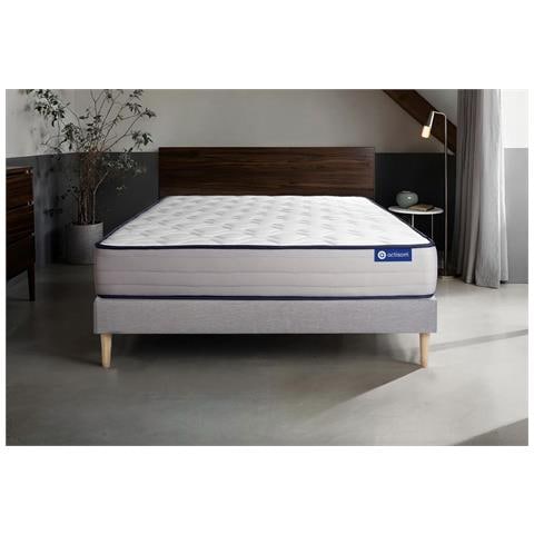 Kit Rete E Materasso Matrimoniale Actiflex Form 180x200cm - Spessore : 22cm - Molle Insacchettate E Memory Foam - Rigido - Foto 1