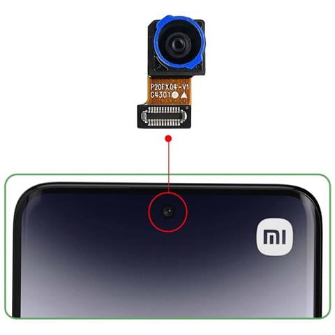 Fotocamera Anteriore 20mp Per Redmi Note 14 Pro 5g Con Cavo Di Connessione - Foto 2
