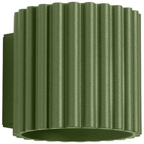 Lampada Da Parete Aura Verde Oliva G9 Sl. 1796 - Minimalist Lampada Da Parete Verde Oliva 10x10x12 Cm - Foto 1