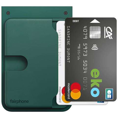 Portacarte 6 Modulare In Plastica 3 Carte, Vert Forêt - Foto 2