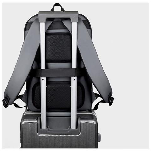 Zaino Per Laptop Da Lavoro Commuter - Resistente All'acqua, Grande Capacità 15.6 Pollici Grey - Foto 6
