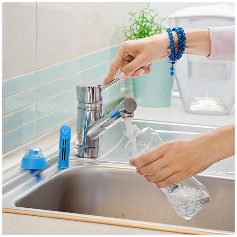 SOFT Bottiglia per filtrare l'acqua 0,5 L Blu - Foto 2