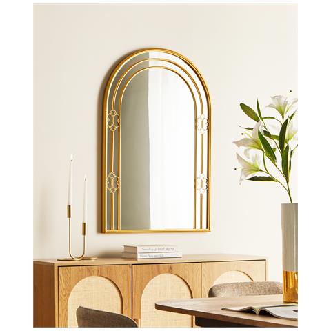 Specchio Mautre 66 Cm 98 Cm Oro - Foto 1