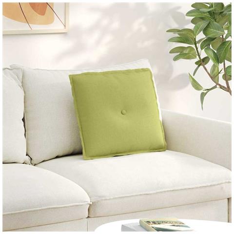 Cuscino per Schiena Verde chiaro 50 x 19 x 45 cm Tessuto - Foto 2