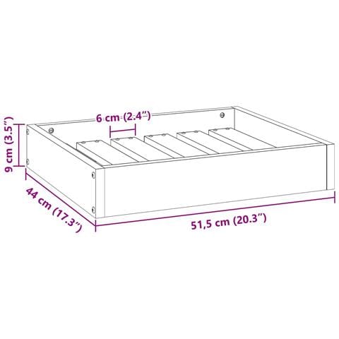 Letto per Cani Marrone cerato 51,5 x 44 x 9 cm - Foto 7