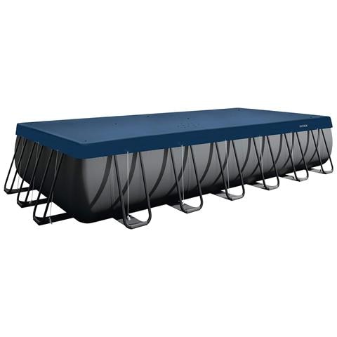 Copertura per piscina 732 x 366 cm Rettangolare PVC e PET - Foto 1