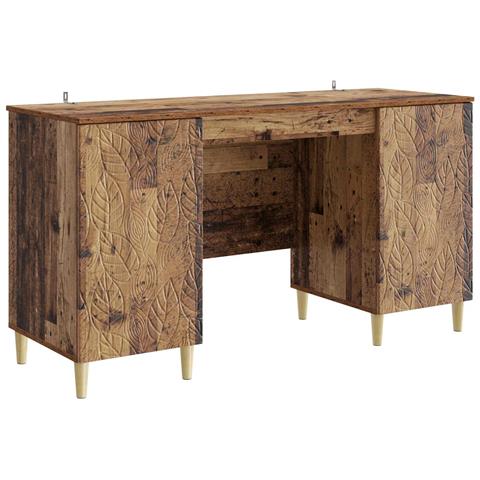 Scrivania Legno antico Legno ingegnerizzato 142,5 x 50 x 75 cm - Foto 1