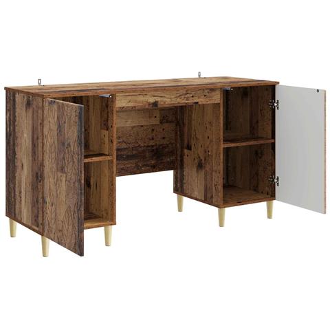 Scrivania Legno antico Legno ingegnerizzato 142,5 x 50 x 75 cm - Foto 2