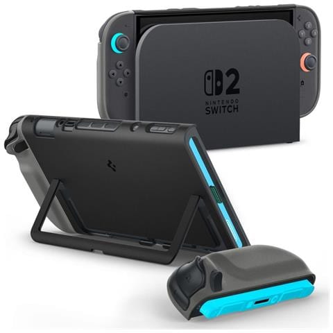 Custodia Nera Nintendo Switch 2 Spigen Nano Pop - Per Una Protezione Comoda E Un Divertimento Di Gioco. - Foto 1