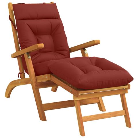 Cuscino per Lettino VIANEN 100% Poliestere Rosso - Foto 2