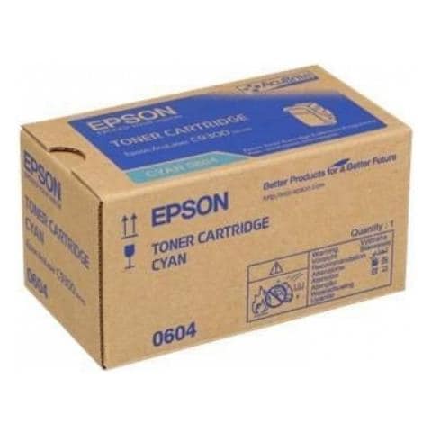 C13S050604 Toner Originale Ciano per AcuLaser C9300D2TN Capacità 7500 Pagine - Foto 1