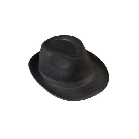 CAPPELLO GANGSTER NERO in feltro - Foto 1