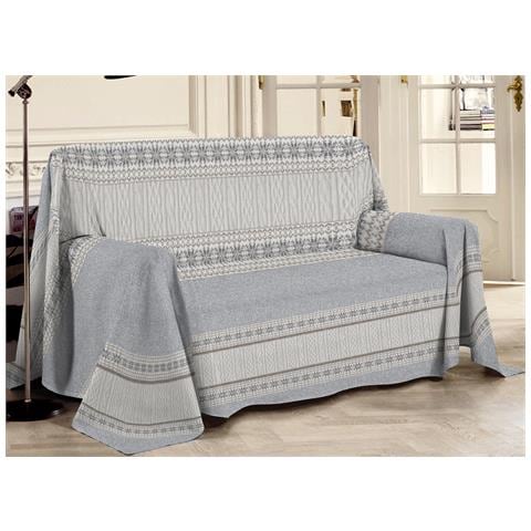 Telo Arredo Linea Pensieri Delicati Disegno Maglia Singolo Grigio - Foto 6