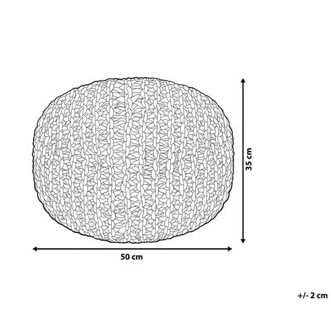 Pouf Poggiapiedi In Tessuto Giallo 50 X 35 Cm Conrad Ii - Foto 35