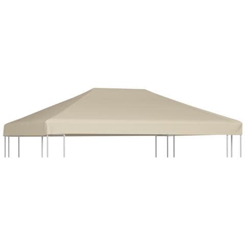 Copertura Superiore Per Gazebo 310 G / m² 4x3m Marrone - Foto 1