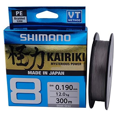 Kairiki 8, 300 Meter, Grigio Chiaro, 0.215mm / 20.8kg, Filo Da Pesca Intrecciato, 59wpla68r16 - Foto 2