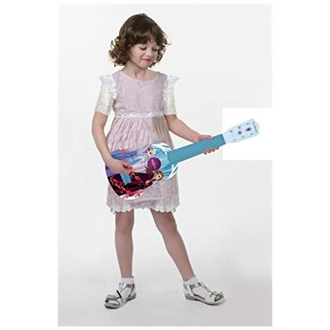 Disney Congelata Elsa Anna Olaf 2 La Mia Prima Chitarra, Corda Di Nylon 6 A Per I Bambini, 53 Centimetri, Guía Incluida, Blu / Viola - Foto 4