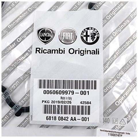 Set Guarnizioni Coperchio Valvola Sinistra Alfa 147 156 166 Gt Gta 2,5 3,2 V6 24 V 60609979 - Foto 2