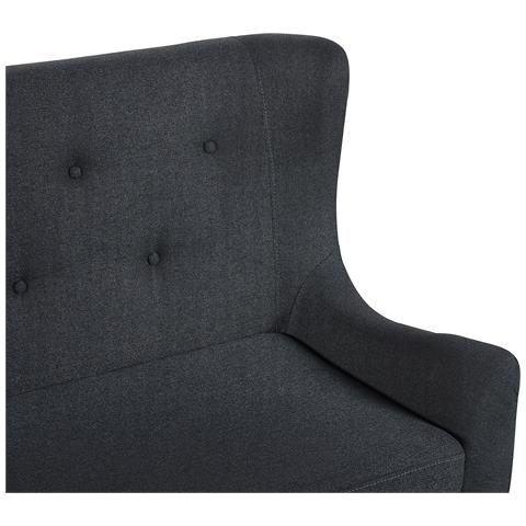 Divano 2 Posti Nero Skibby - Foto 13