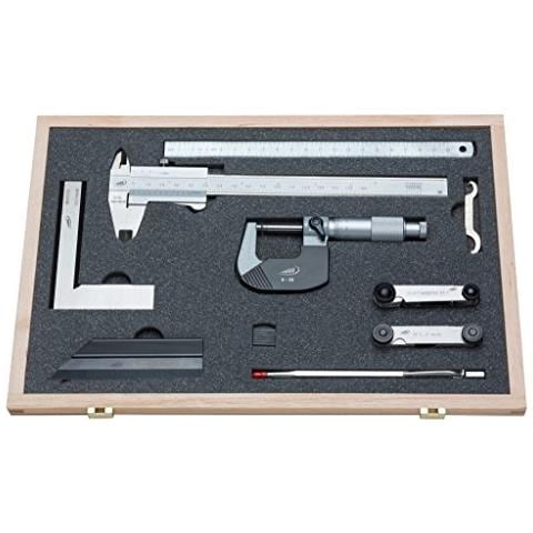 Helios Preisser 0212520 8 Parti Piegate Misura Giocattolo Insieme Con Pinza Duo-fix 150 Mm Profondità Quadrato - Foto 1