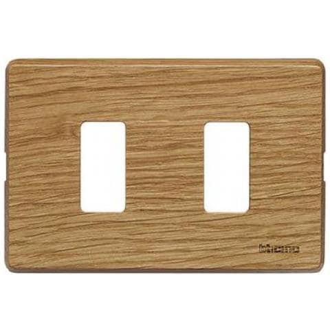 Placca 2 Posti X Scatola 503 Rovere Magic - 503/2/lrv - Foto 2