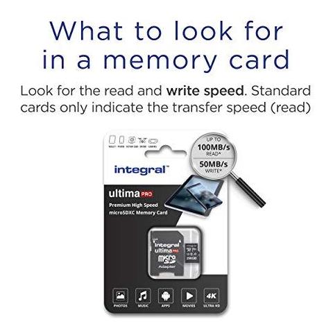 e 256 Gb Micro Sd Card 4k Video Premium Ad Alta Velocit Della Scheda Di Memoria Sdxc Fino A 100mb S Velocit Di Lettura E 50mb S Uhs-i V30 Velocit Di Scrittura U3 Class 10 - Foto 4