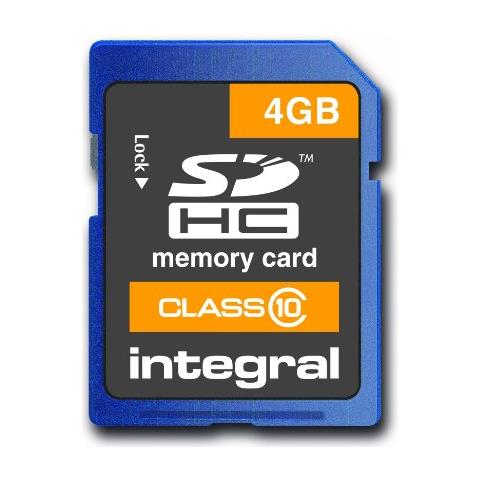 INSDH4G10-20, SDHC, Blu, 2.7 - 3.6, Class 10, FAT32 - Foto 1