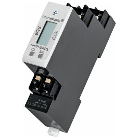 Homematic IP HMIP-DRSI1 Attuatore di Commutazione Montato su Guida DIN 1 Canale - Foto 1
