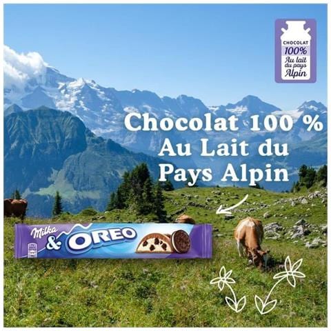 Oreo - Tavoletta Di Cioccolato Al Latte Con Biscotti Oreo - Espositore 36 Tavolette X 37 G - Foto 1