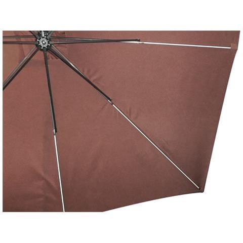 Solenzara Ombrellone Decentrato Con Led Cioccolato 3 X 3 M - Foto 13