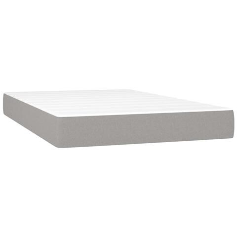Materasso A Molle Insacchettate Grigio Chiaro 120x200x20 Cm - Foto 1