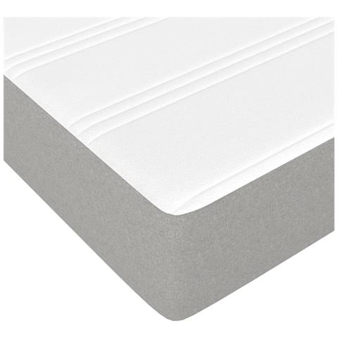 Materasso A Molle Insacchettate Grigio Chiaro 120x200x20 Cm - Foto 6