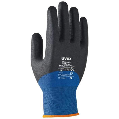 6006111 Guanto protettivo Antracite, Blu, Grigio Elastan, Poliammide 1 pz - Foto 1