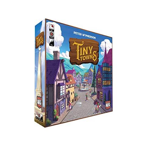 Tiny Towns: Originale (aeg07053), 1-6 Giocatori, 45-60 Minuti Di Gioco, Gioco Da Tavolo Strategico Per Bambini Dai 14 Anni In Su, Pianifica E Costruisci Una Citta Fiorente - Foto 1