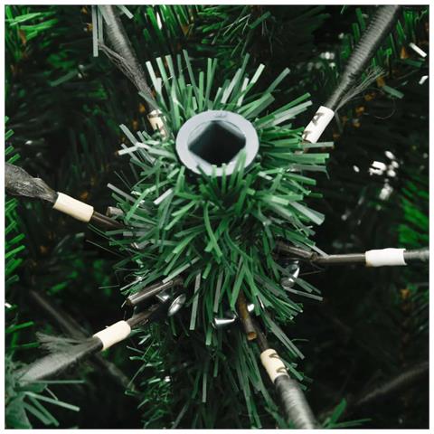 Albero Natale Artificiale Incernierato Con Bacche Rosse 210 Cm - Foto 2