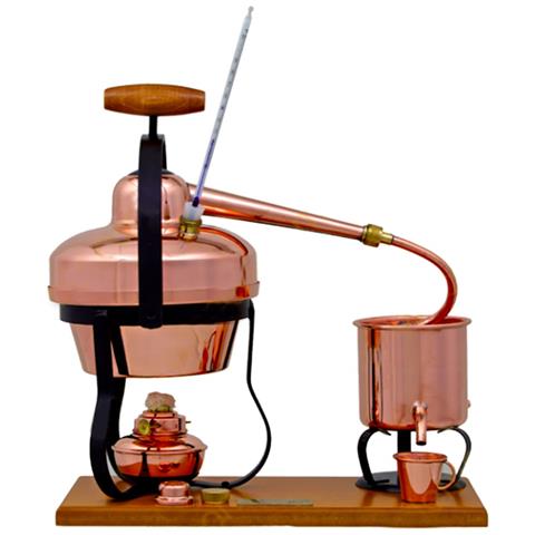 Alambicco 1,25 Litri Con Bruciatore A Spirito E Termometro - Foto 1