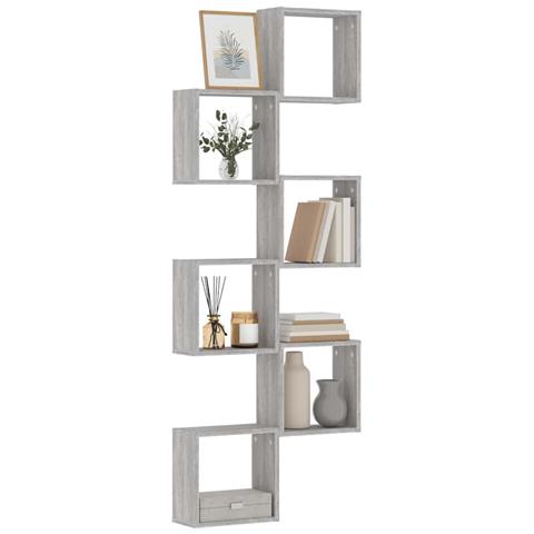 Mensole Parete A Cubo 6 Pz Grigio Sonoma 30x15x30 Cm - Foto 1