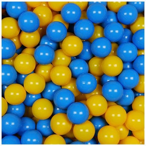 Ballen Voor Ballenbak 7cm 500st Geel, Lichtblauw - Foto 1