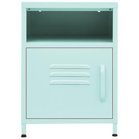 Lusso Casadino -  Comodino Menta 35x35x51 Cm In Acciaio - Foto 2