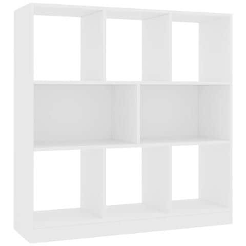 Libreria Bianca 97,5x29,5x100 Cm In Legno Multistrato - Foto 1