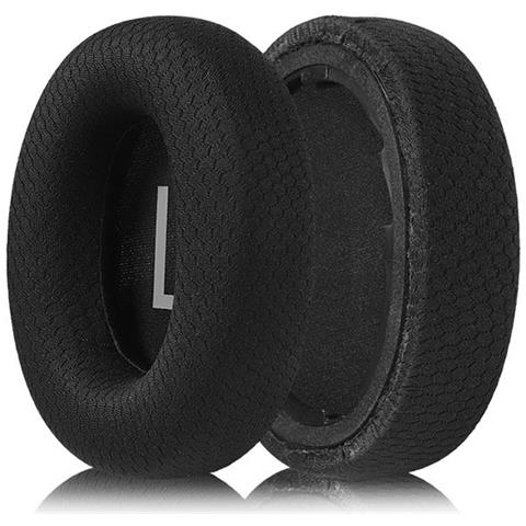 Cuscinetti Auricolari Di Ricambio In Rete Per Cuffie Qcy H3/h3 Lite E Tozo Ht2 (2 Pezzi) Blackash - Foto 1
