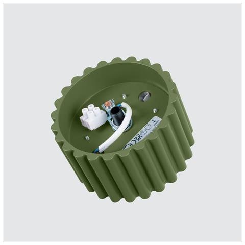 Lampada Da Soffitto Aura 1 Verde Oliva Gx53 Sl. 1797 - Minimalist Lampada A Soffitto Verde Oliva 6x10x10 Cm - Foto 8