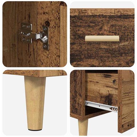 Credenza Legno vecchio 34 x 69.5 x 90 cm Legno multistrato - Foto 9