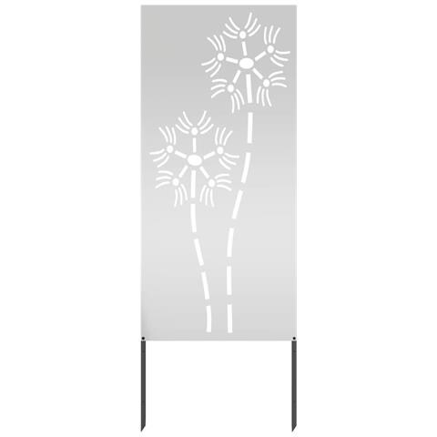 Pannello Decorativo da Giardino Altro Argento 50 x 140 cm - Foto 1