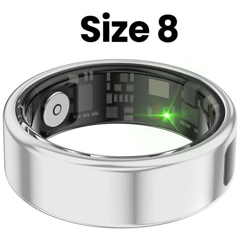 Anello Intelligente Taglia 8 Modello Saturn Con Schermo Led E Custodia Di Ricarica - Foto 4