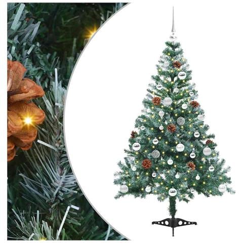Albero di Natale artificiale Verde 150 cm PVC e Acciaio - Foto 1