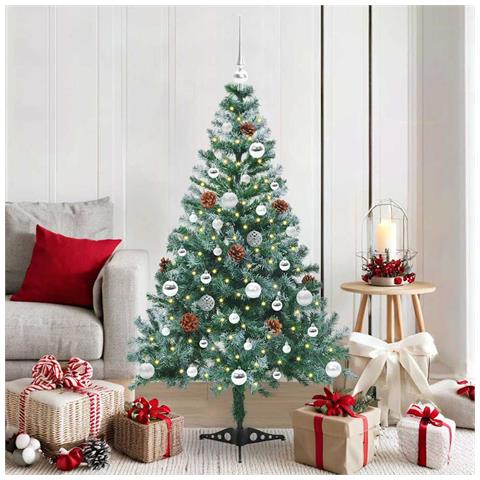 Albero di Natale artificiale Verde 150 cm PVC e Acciaio - Foto 2